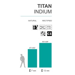 Titan Indium Natural Porcelain Slab