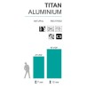 Titan Aluminum Matte Porcelain Slab