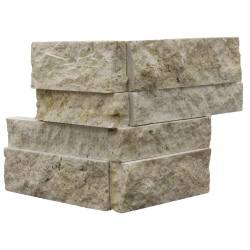 Ivory Travertine Ledger Stone